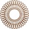 Ekena Millwork Cornelius Wood Fretwork Pierced Ceiling Medallion, Walnut, 22"OD x 8 1/8"ID x 1/4"T CMWP22X0250CRWA - alternate 1